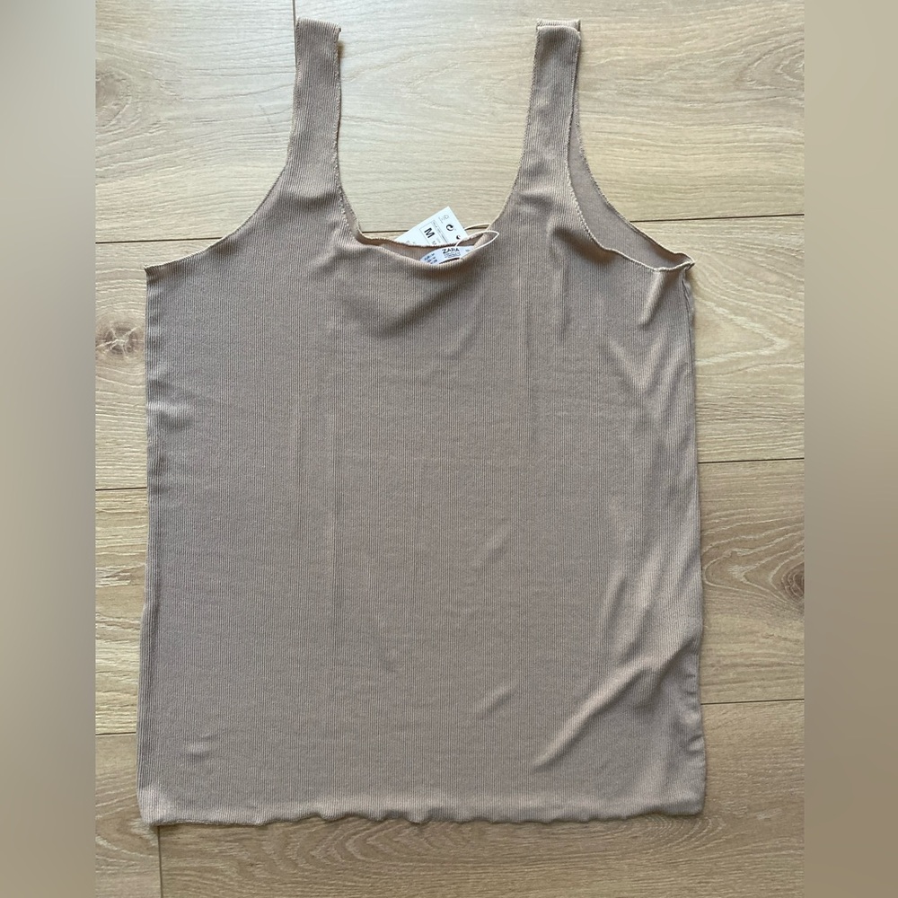 Zara Women's Beige Camisole Top